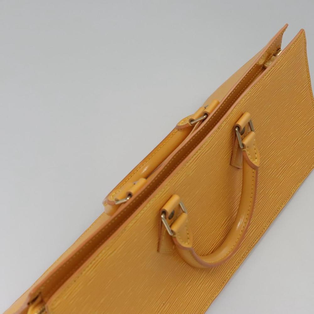 LOUIS VUITTON Epi Sac Triangle Hand Bag Yellow M52099 LV Auth fm4324 - Picture 6 of 16